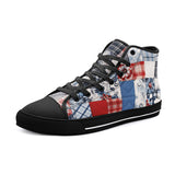 High-Top Canvas Shoes Cloth Patchwork