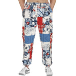 Men's Sweatpants Cloth Patchwork