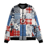 Bomber Jacket Cloth Patchwork