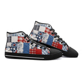 High-Top Canvas Shoes Cloth Patchwork