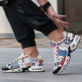 Air Cushion Sneakers Cloth Patchwork