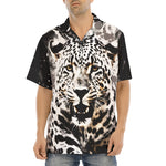 Hawaiian Shirt Leopard on Splatters