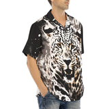 Hawaiian Shirt Leopard on Splatters