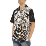 Hawaiian Shirt Leopard on Splatters