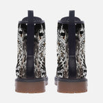 Leather Boots Leopard on Splatters