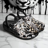 Classic Clogs Leopard on Splatters