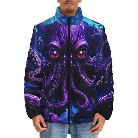 Down-Padded Puffer Jacket Space Octopus