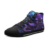 High-Top Canvas Shoes Space Octopus