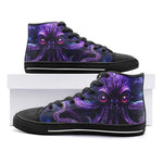 High-Top Canvas Shoes Space Octopus