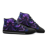 High-Top Canvas Shoes Space Octopus