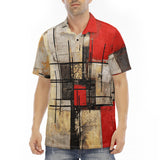 Men's Polo Shirt Modern Art Abstraction