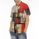 Men's Polo Shirt Modern Art Abstraction