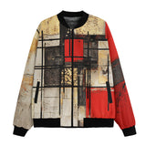 Bomber Jacket Modern Art Abstraction