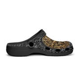 Classic Clogs Golden Ancient Aztec Art