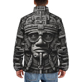 Down-Padded Puffer Jacket Aztec Stone Carving