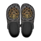 Classic Clogs Golden Aztec Symbol