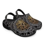 Classic Clogs Golden Aztec Symbol