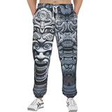 Men's Sweatpants Mayan Stone Carving