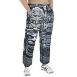 Men's Sweatpants Mayan Stone Carving