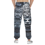 Men's Sweatpants Mayan Stone Carving