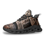 Sports Sneakers Aztec Temple Stone Carving