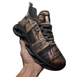 Sports Sneakers Aztec Temple Stone Carving