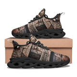 Sports Sneakers Aztec Temple Stone Carving