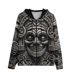 Men's Zip Up Hoodie Aztec Ancient Mayan Art