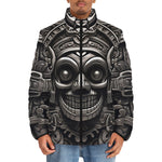 Down-Padded Puffer Jacket Ancient Mayan Art