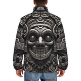 Down-Padded Puffer Jacket Ancient Mayan Art