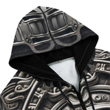 Men's Zip Up Hoodie Aztec Ancient Mayan Art