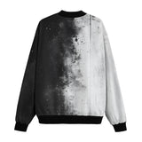 Bomber Jacket Black and White Kiss