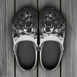 Classic Clogs Angry Bear Black and White