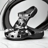 Classic Clogs Black and White Abstraction