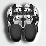 Classic Clogs Black and White Abstraction