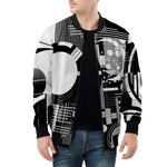 Bomber Jacket Geometric Postmodern