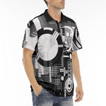 Men's Polo Shirt Geometric Postmodern