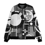 Bomber Jacket Geometric Postmodern