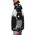 Down-Padded Puffer Jacket Geometric Postmodern