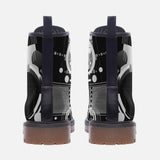 Leather Boots Geometric Postmodern