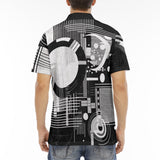 Men's Polo Shirt Geometric Postmodern