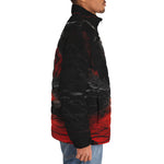 Down-Padded Puffer Jacket Surrealistic Horror Desert Landscape