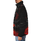 Down-Padded Puffer Jacket Surrealistic Horror Desert Landscape