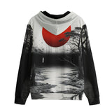 Men's Zip Up Japanese Surreal Art