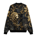 Bomber Jacket Golden Leaves and Lion