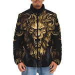 Down-Padded Puffer Jacket Golden Lion Ornament