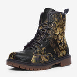 Leather Boots Golden Lion Ornament