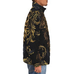 Down-Padded Puffer Jacket Golden Lion Ornament