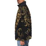 Down-Padded Puffer Jacket Golden Lion Ornament