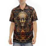 Men's Polo Shirt Mayan Mythology Art